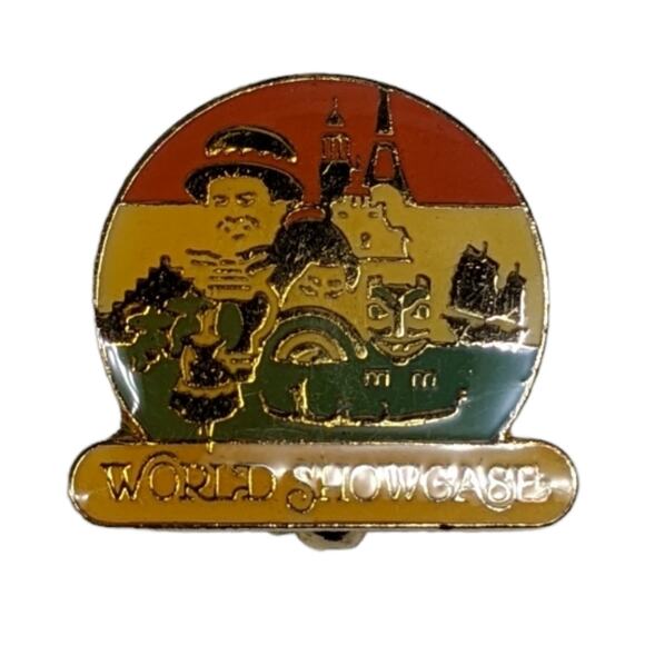 Disney Epcot World Showcase enamel pin vintage 1986 - Picture 2 of 4